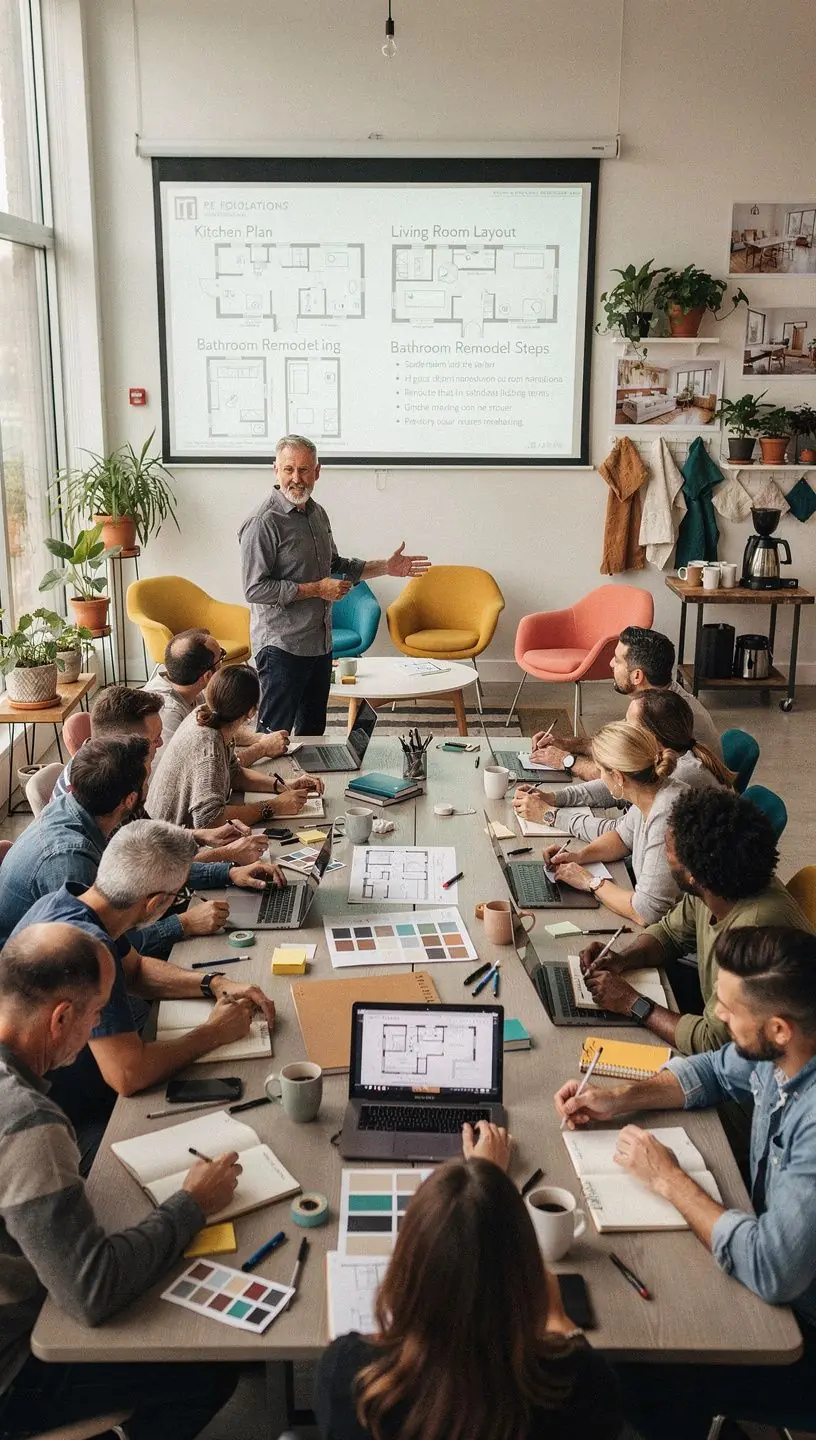 Детальный план расстановки мебели в ванной комнате с современными акцентами.